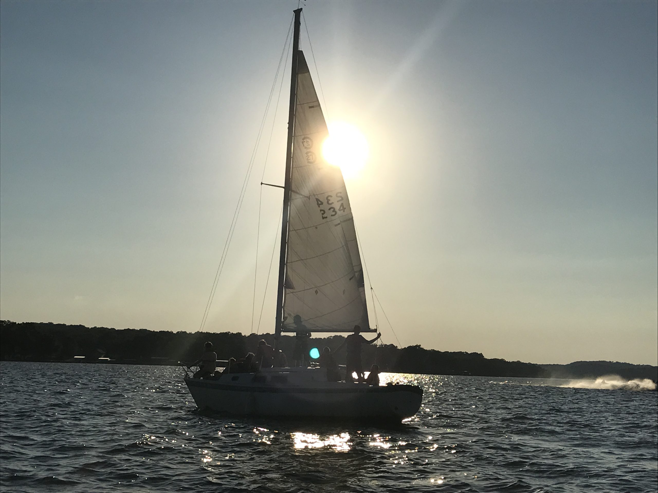 Sailing on Lake of the Ozarks at LOTOSR