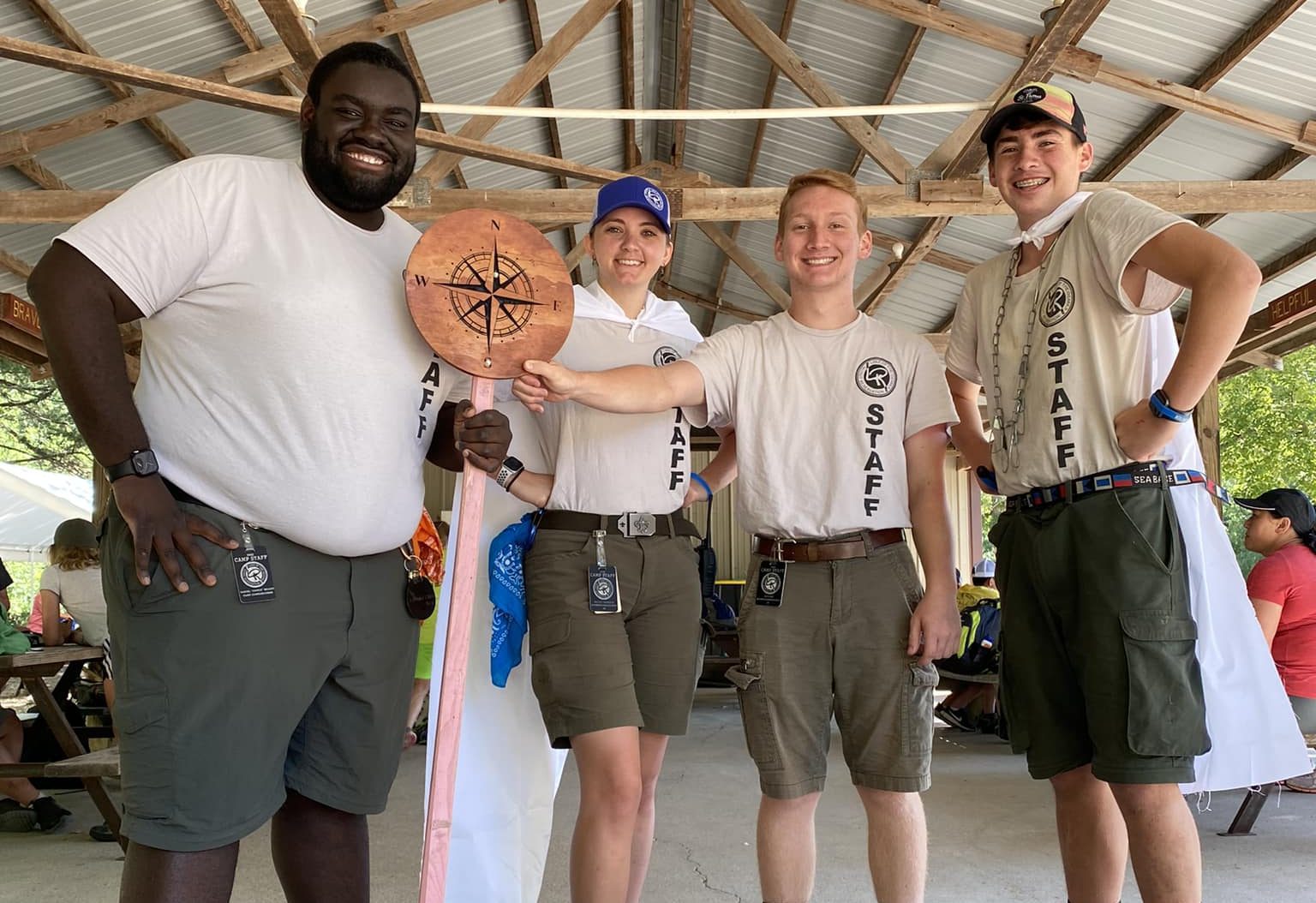 LOTOSR camp staff members posing together